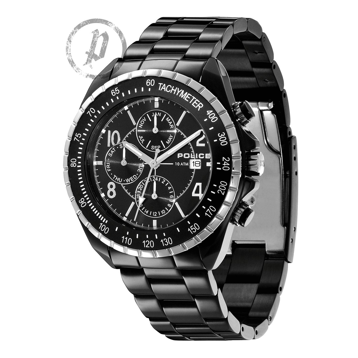 Police Navy MF 12777JSBS 02MA Watch Shade Station