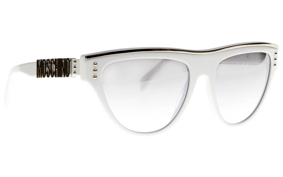 moschino white sunglasses