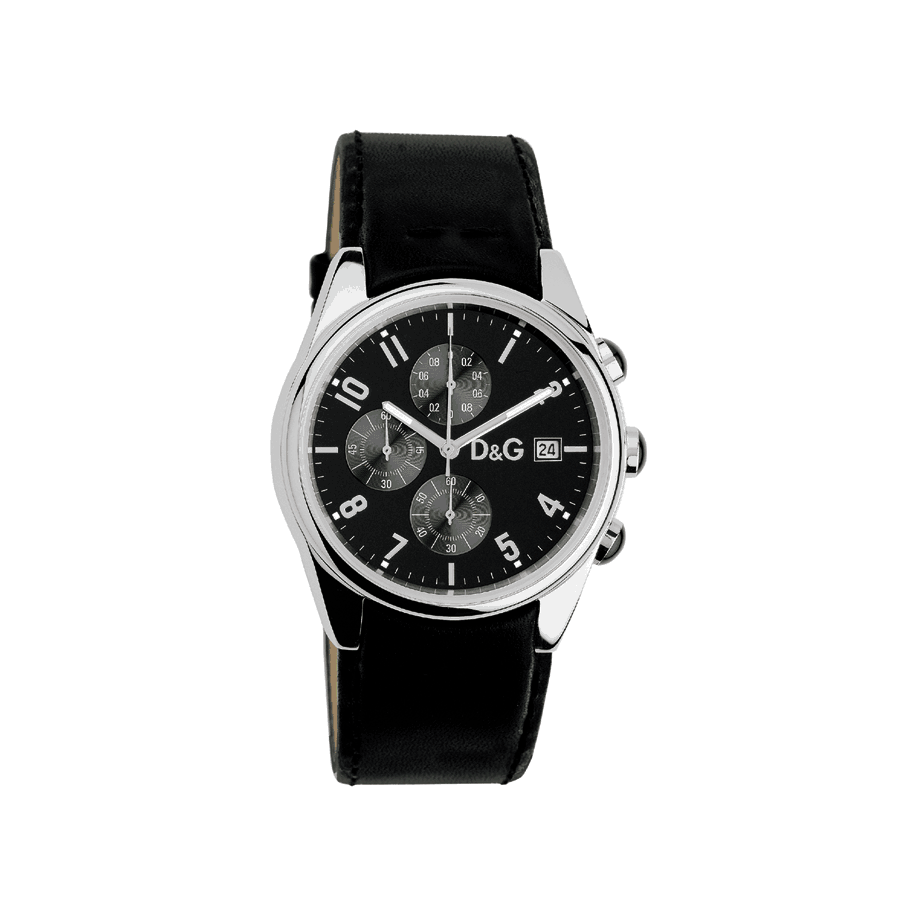 d&g mens watch leather strap